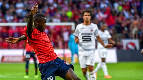 Nicolas Pepe geht für den OSC Lille in der Ligue 1 auf Torejagd