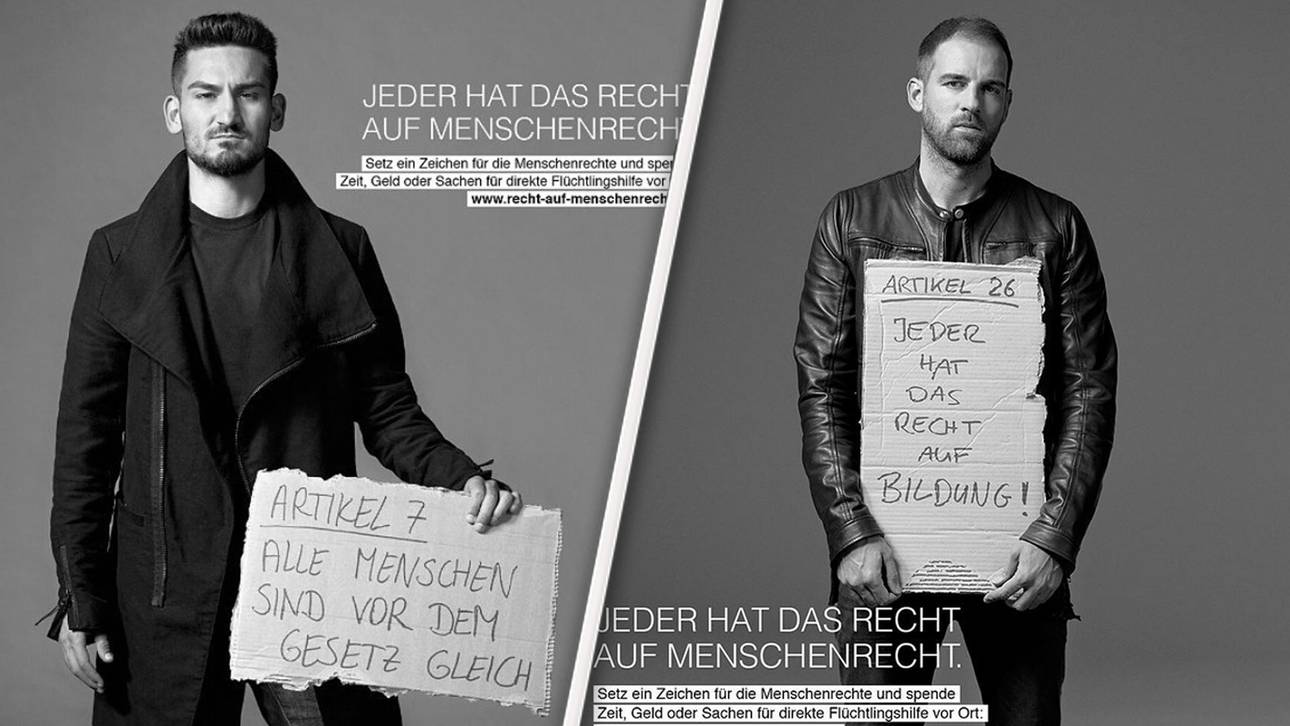 Ein Zeichen für Menschenrechte