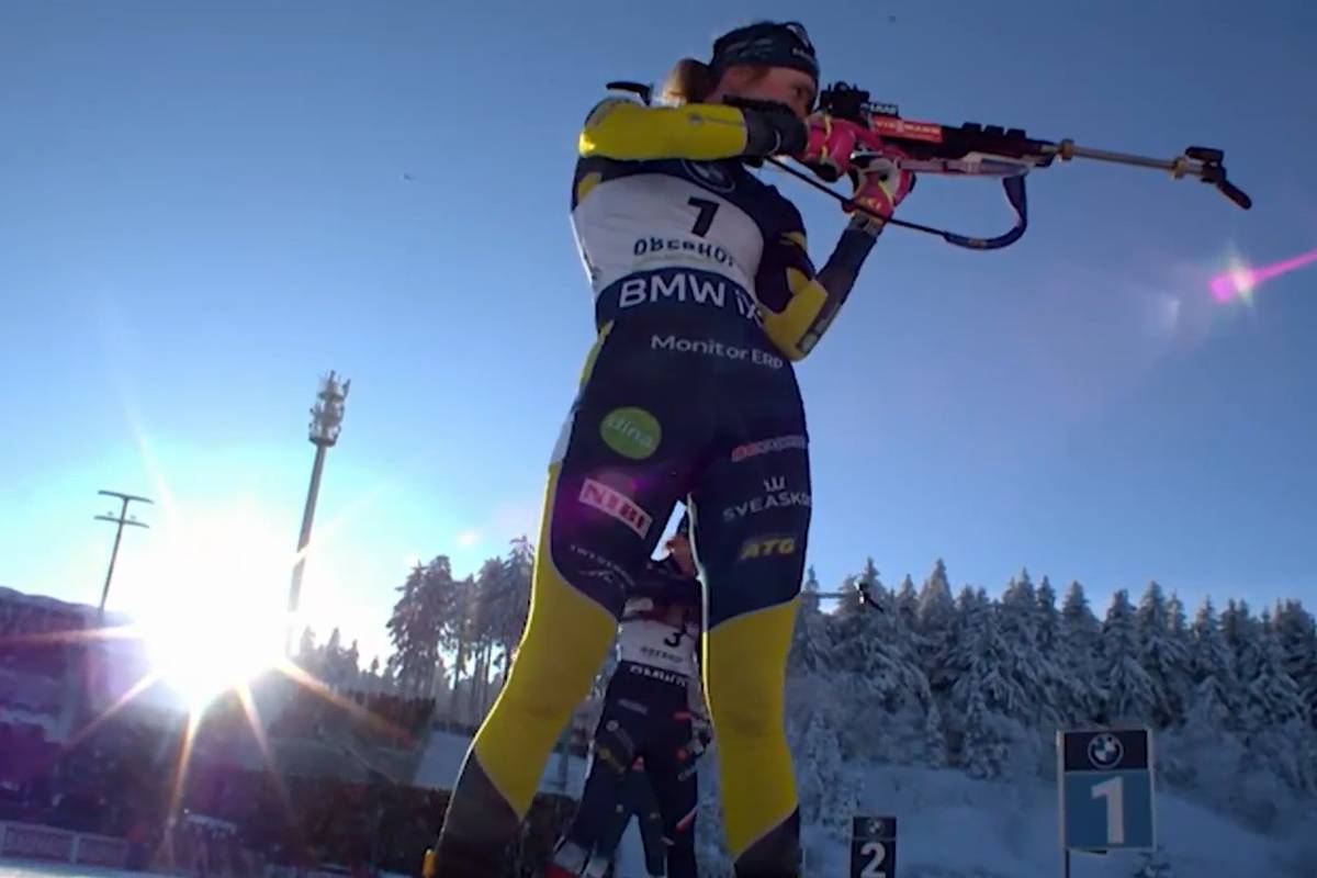 Sie ist beim Biathlon in Oberhof das Maß der Dinge