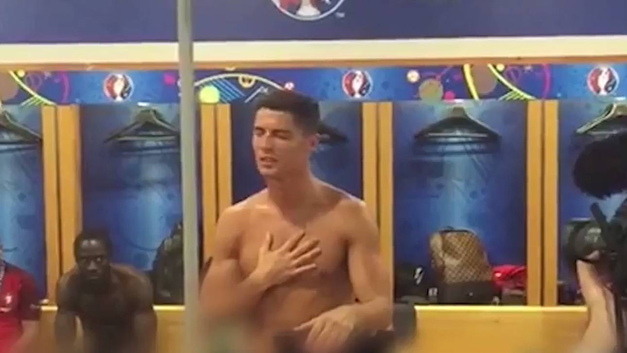 Emotionale Kabinenrede von Ronaldo