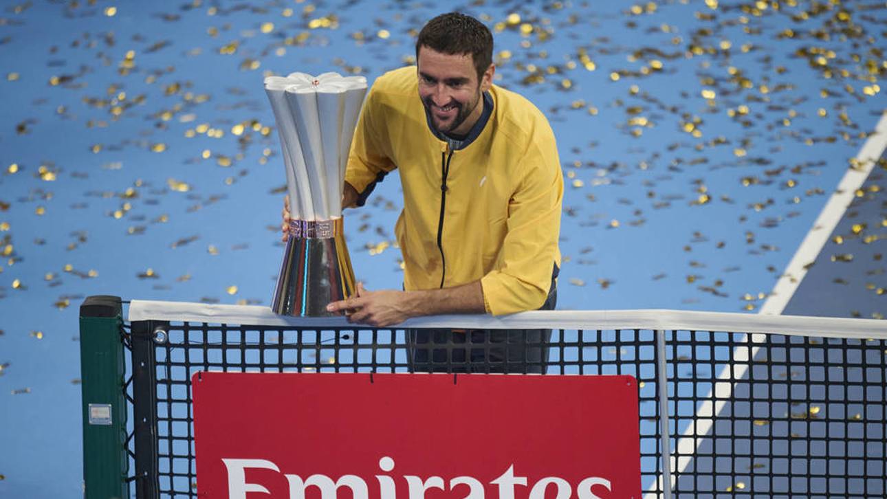 Marin Cilic gewann gegen Zhang Zhizhen im Finale von Hangzhou