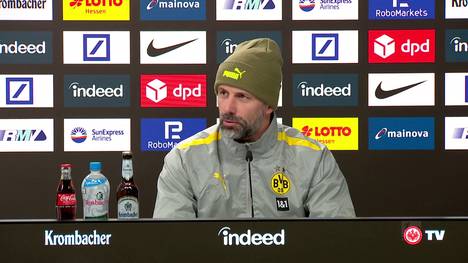 Erling Haaland bereitet gegen Frankfurt nicht nur das 1:2 vor, sondern sorgt auch sonst für Gesprächsstoff. BVB-Trainer Marco Rose freut sich aber, dass nichts passiert ist.