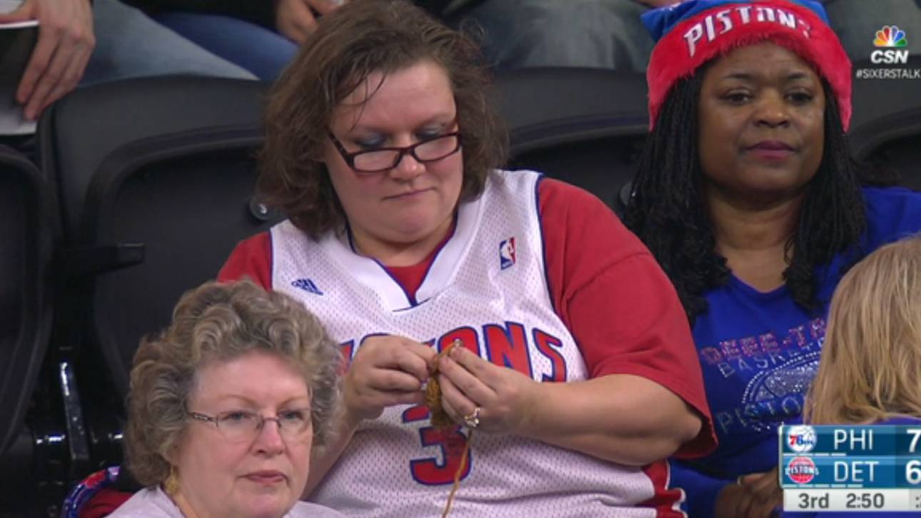 Pistons-Fan: Stricken statt schauen