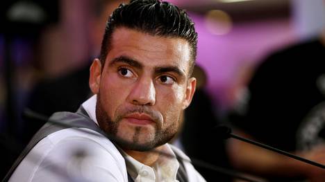 MANCHESTER, ENGLAND - MAY 01:  Manuel Charr during a press conference to announce his upcoming Heavyweight bout against David Haye at Manchester Arena on May 1, 2013 in Manchester, England.  (Photo by Scott Heavey/Getty Images)