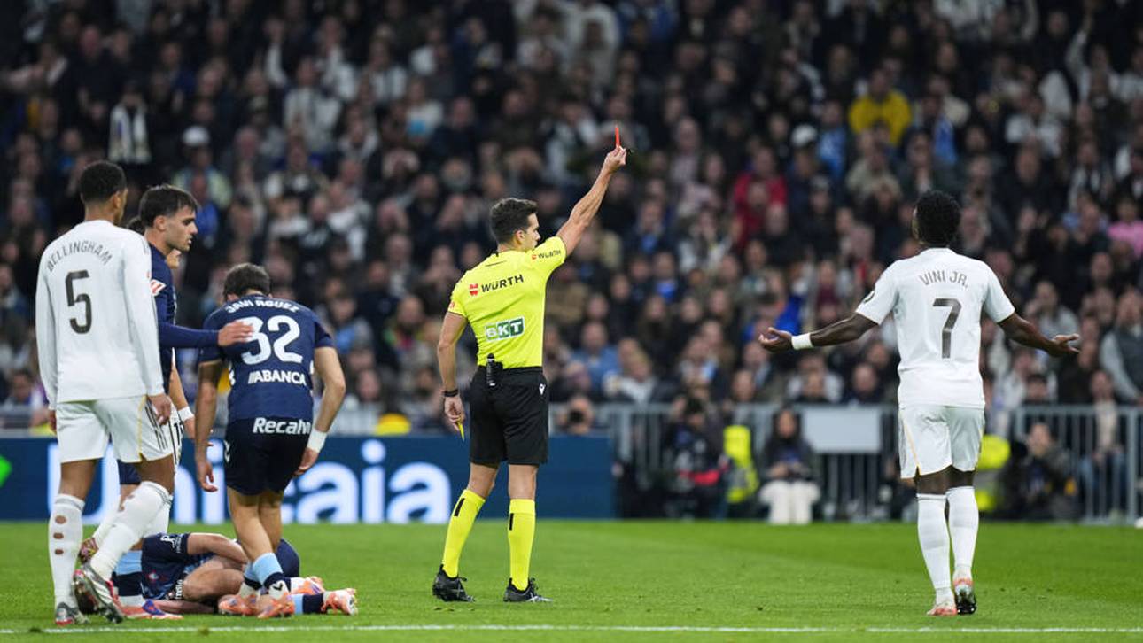 Real Madrid sieht drei Platzverweise