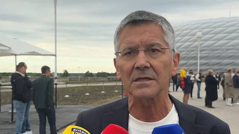 Am Rande der Enthüllung der Franz-Beckenbauer-Statue vor der Allianz Arena spricht Herbert Hainer über den Auftritt von Uli Hoeneß im SPORT1-Doppelpass - und die Auswirkungen auf Max Eberl. 