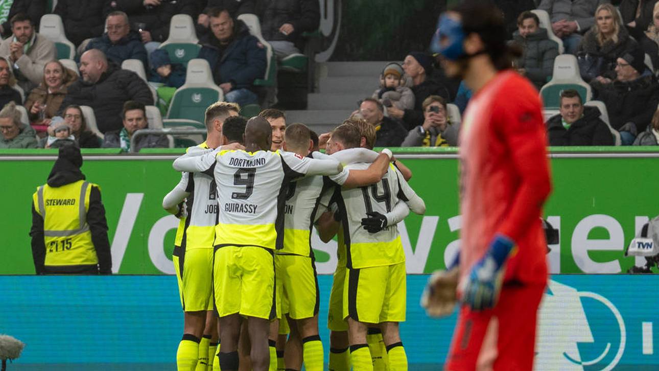 Der BVB ging gegen Wolfsburg in Führung