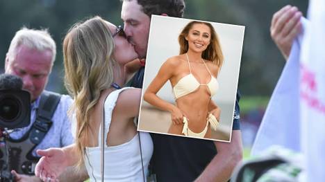 Die Freundin vom Gewinner des Tour Championship Patrick Cantlay war natürlich eine der ersten Gratulantinnen. Aber auch die Blondine ist sportlich unterwegs.