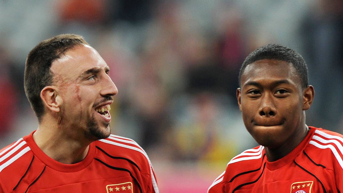 Franck Ribery (l.) und David Alaba kennen sich schon lange