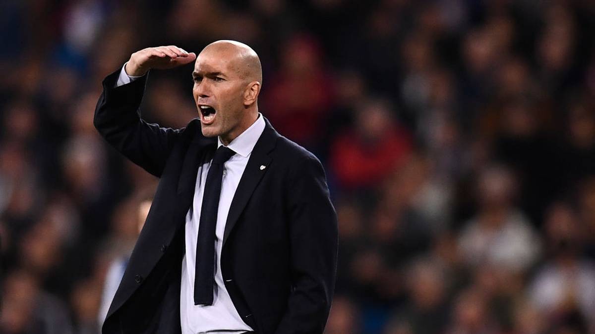 Zinedine Zidane heizt die Spekulationen um Kylian Mbappe an