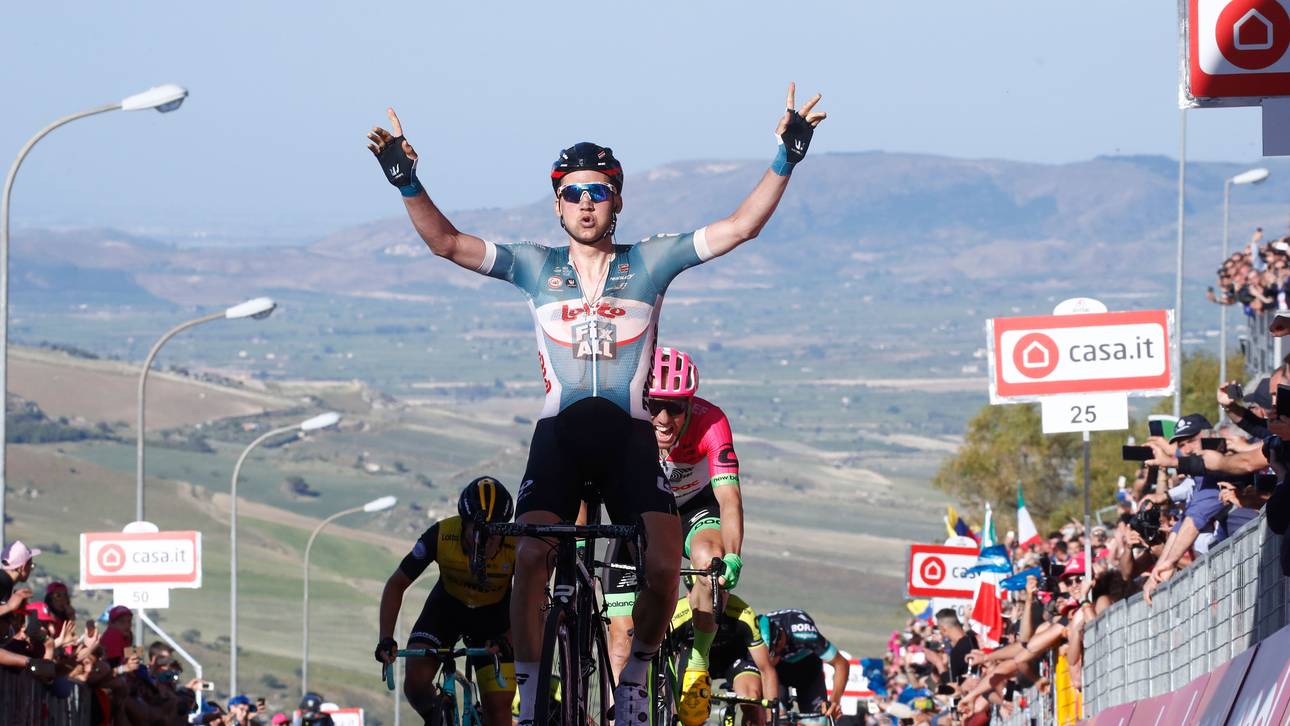 Belgier gewinnt erste Italien-Etappe