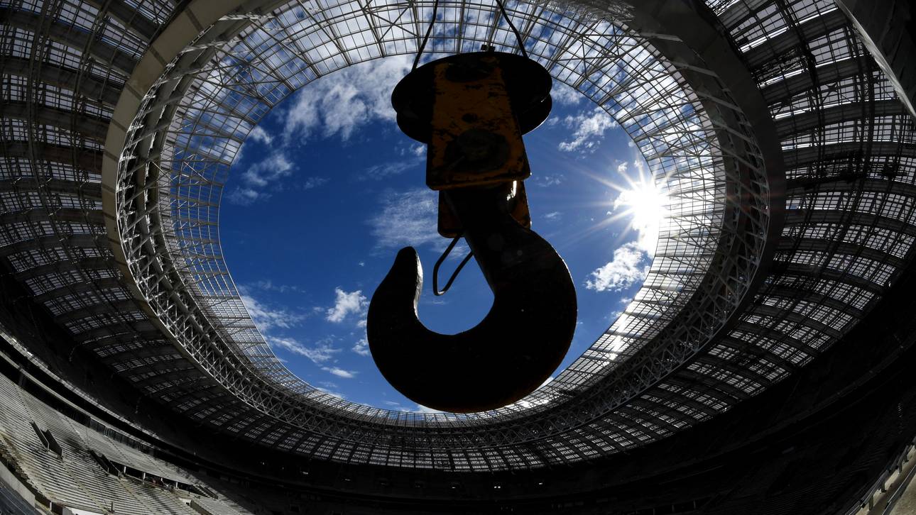 WM 2018: Bauarbeiten gehen voran