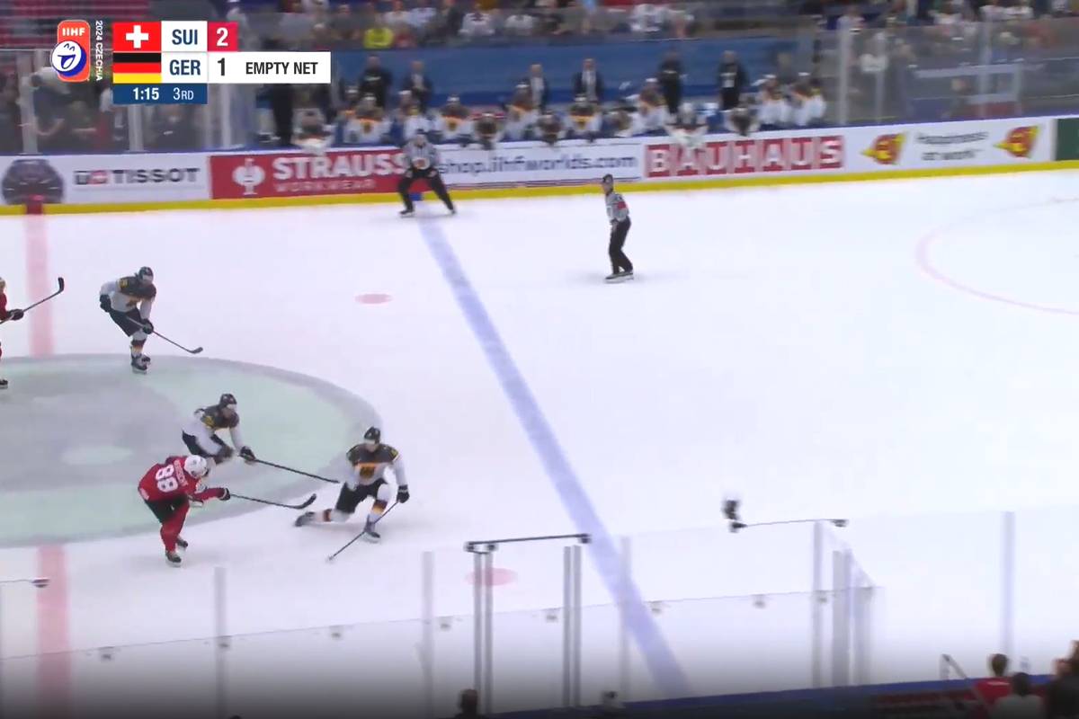 Im Viertelfinale der Eishockey-WM ist für die deutsche Nationalmannschaft gegen die Schweiz Schluss. Das Team von Harold Kreis unterliegt in einem echten Krimi mit 1:3.