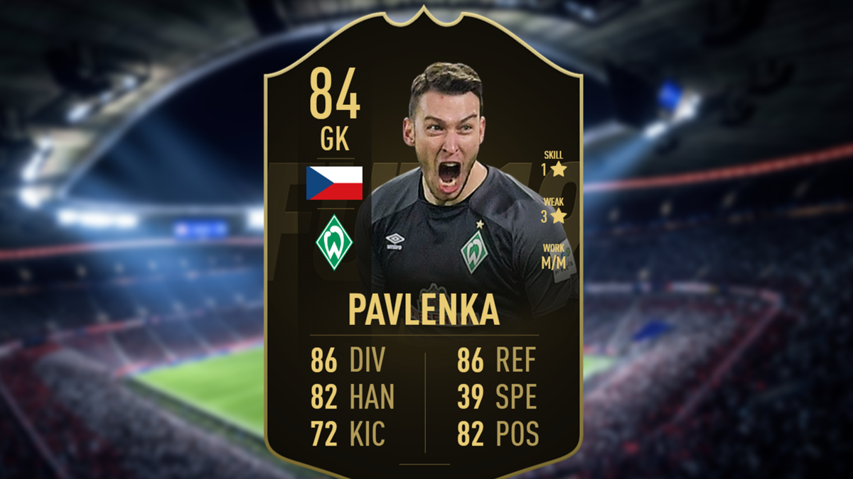 Startaufstellung: Jiri Pavlenka - Passenderweise spielt auch der tschechische Fußballtorwart seit letztem Jahr für Werder Bremen