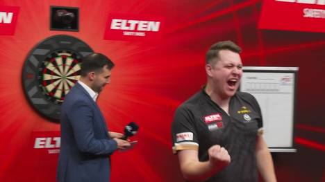 Paul Krohne zeigt sich nach seinem Sieg über Cameron Menzies überglücklich und er freut sich auf weitere Aufgaben auf der European Tour  .