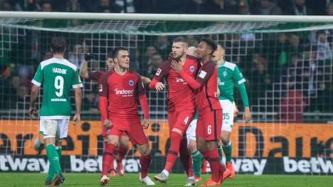 Eintracht Frankfurt: Ante Rebic mit Jubel-Panne gegen Werder Bremen