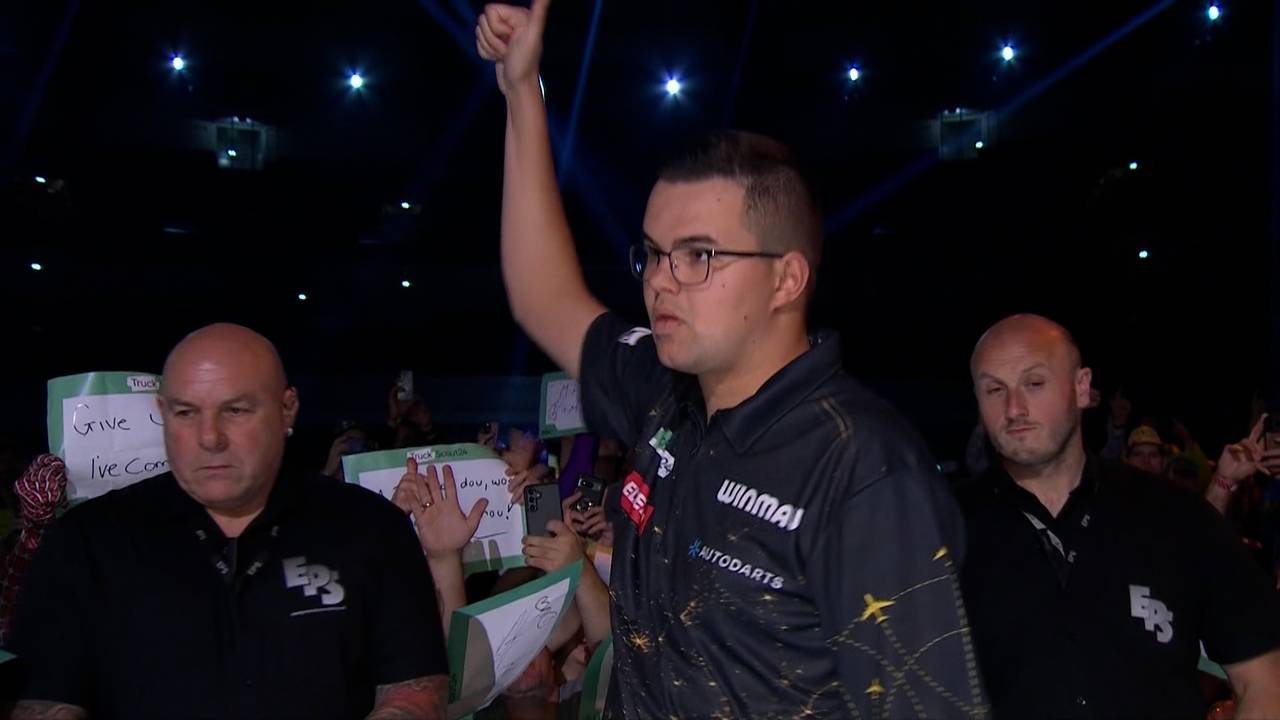 European Darts Championship: Die große van-Veen-Show im Video
