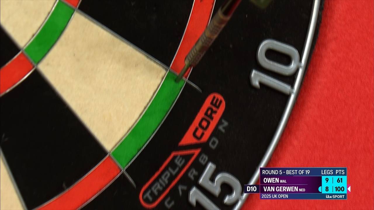 Darts UK Open 2025: MvG-Drama! Dieser bittere Dart kostet ihm das Turnier