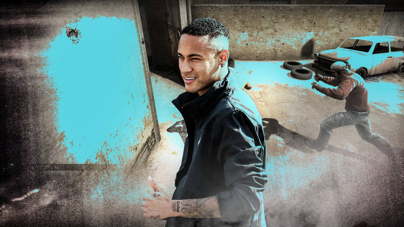 Neymar ballert bei Counter-Strike