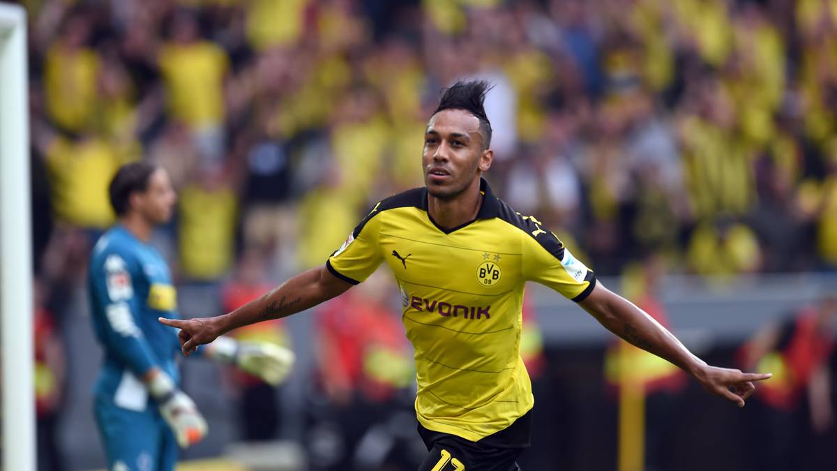 Der BVB nutzt dies eiskalt aus und spielt sich förmlich in einen Rausch: Pierre-Emerick Aubameyang trifft...