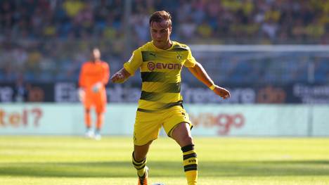 Mario Götze startet für Dortmund