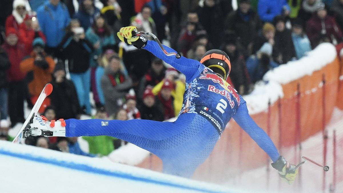 Der Südtiroler Christof Innerhofer verlor am Zielhang die Kontrolle