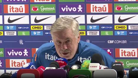 Carlo Ancelotti, mittlerweile Trainer der brasilianischen Nationalmannschaft, findet lobende Worte für seinen ehemaligen Schützling Jude Bellingham. Der Engländer sei "einer der besten" Mittelfeldspieler der Welt.