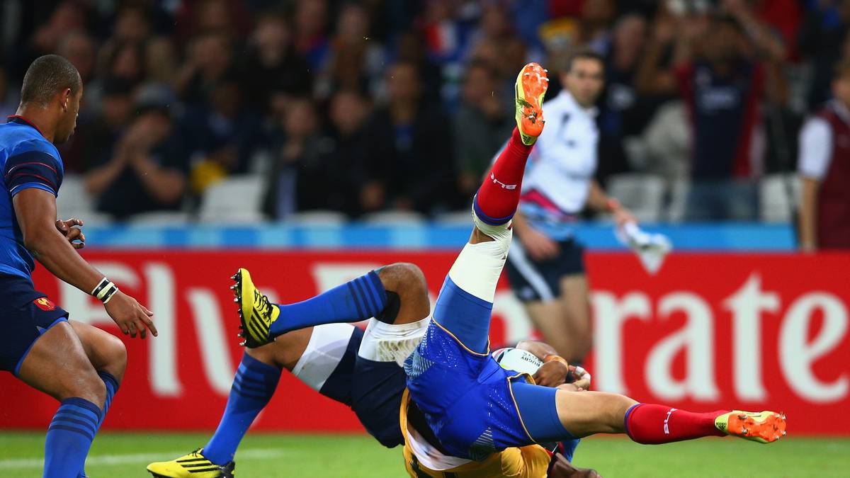 Der Rumäne Madalin Lemnaru würde auch als Breakdancer keine schlechte Figur abgeben