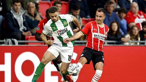 Mario Götze war beim PSV-Sieg gegen Groningen an zwei Tore beteiligt