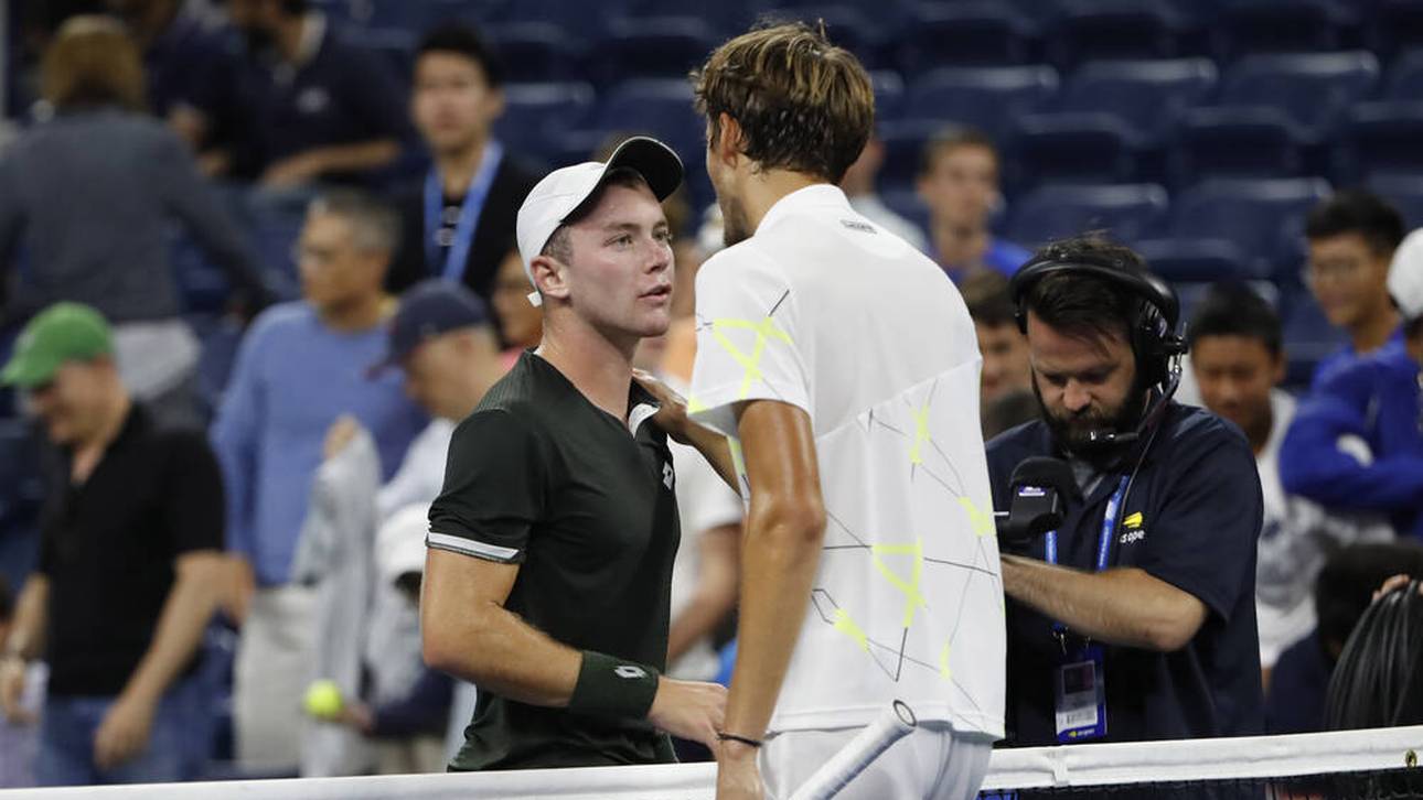 Dominik Koepfer spielte 2019 im Achtelfinale der US Open gegen Daniil Medvedev eines der größten Matches seiner Karriere