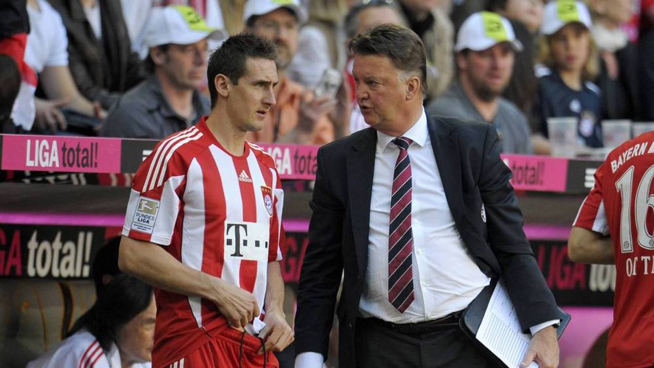 Klose lästert über van Gaal