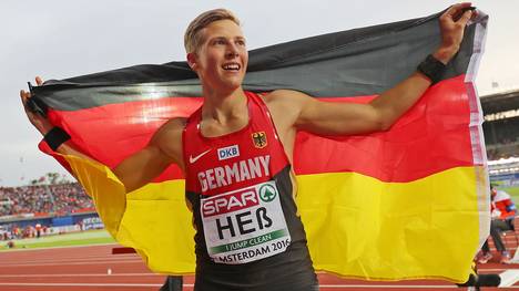 Der neue Europameister: Max Heß verbesserte seine persönliche Bestleistung auf 17,20 Meter