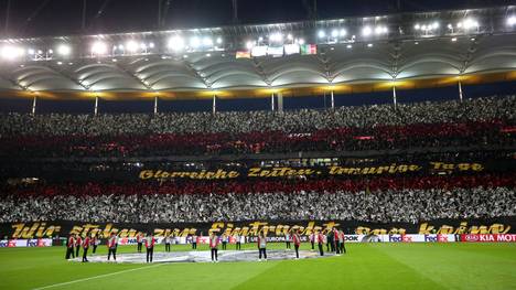 Eintracht-Fans sorgten in der Europa League immer wieder für Spektakel