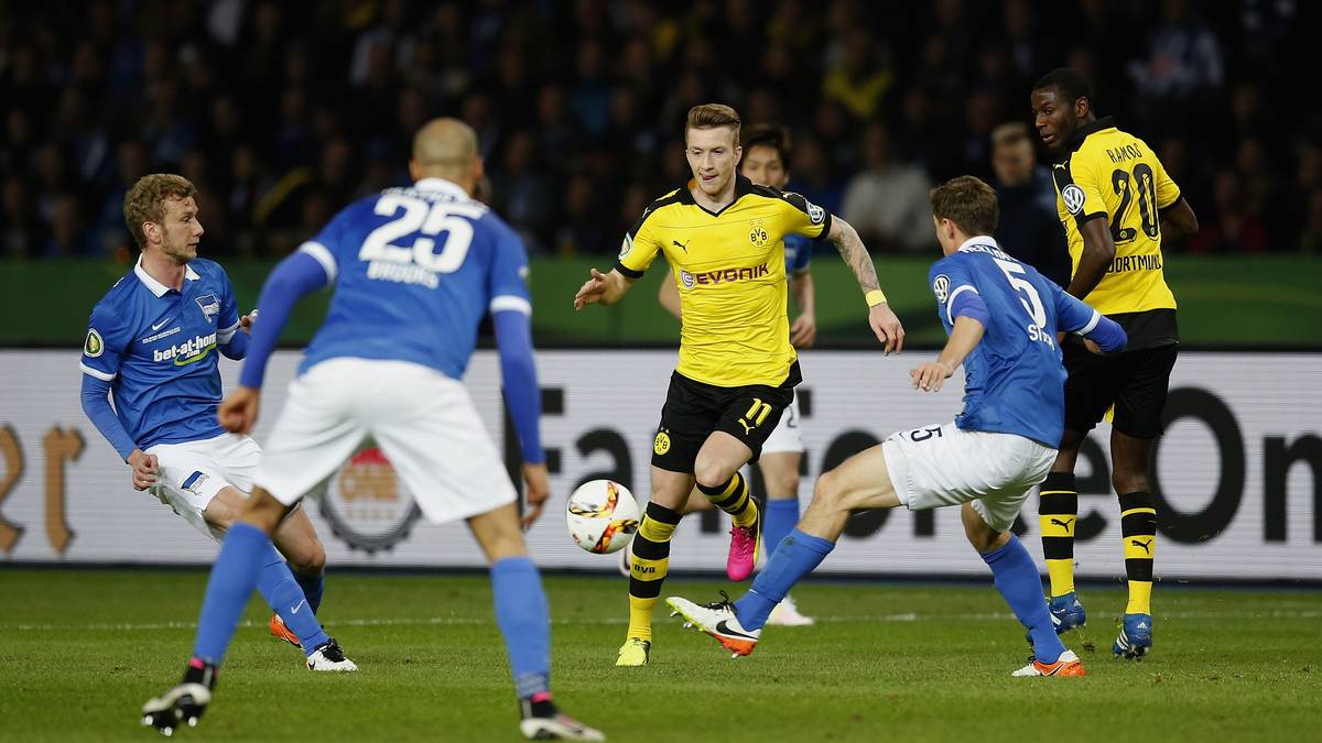 MARCO REUS: Feuerte aus allen Rohren, zauberte in der zweiten Hälfte die Hertha schwindelig. SPORT1-Note: 1