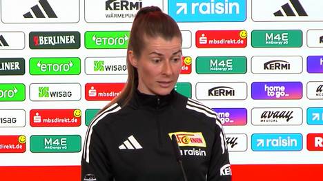 Union-Interimstrainerin Marie-Louise Eta erinnert daran, dass sie nicht die erste Trainerin im Profifußball ist.