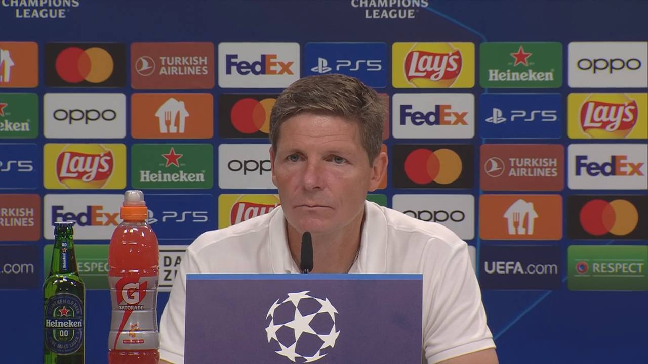 Eintracht-Trainer Oliver Glasner mit Kampfansage an die Champions League-Gruppe