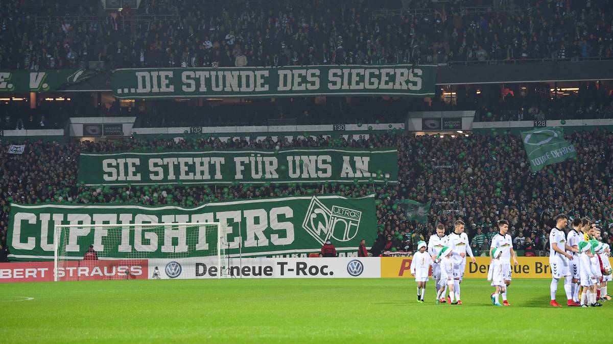 In Bremen stimmen sich die Werder-Fans auf das Spiel gegen den SC Freiburg ein