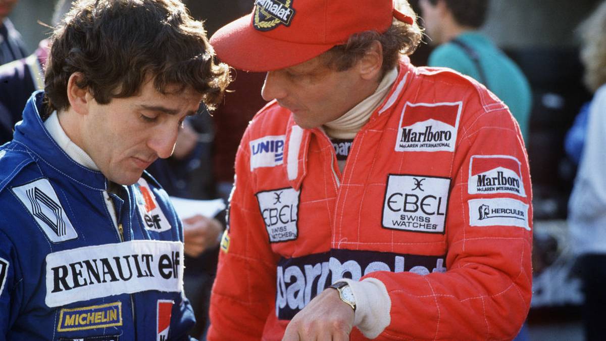 PLATZ 2: 1982 - Dijon (Frankreich): Alain Prost (li., hier mit Niki Lauda), 1:01.380 Minuten