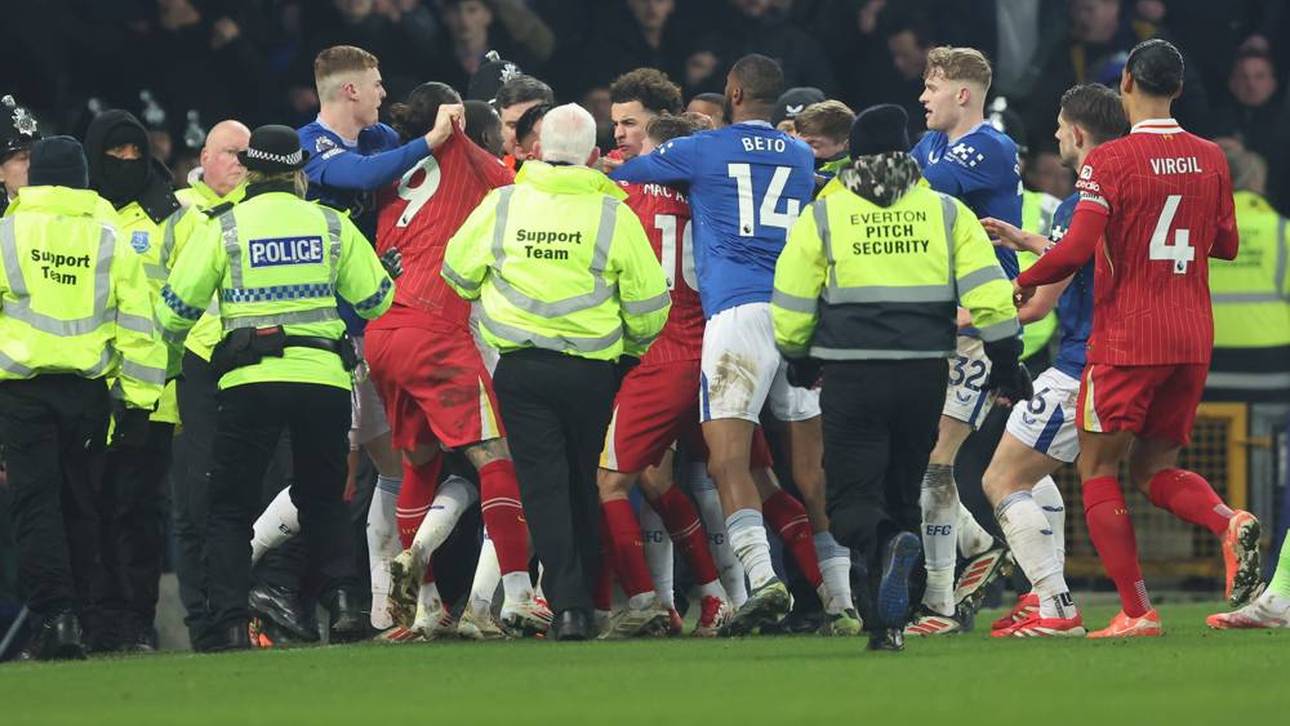 Der FC Everton glich in letzter Sekunde gegen den FC Liverpool aus