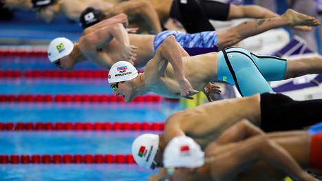 Schwimmen, Kurzbahn-WM: Deutsche Staffel schwimmt Rekord, Marco Koch weiter , Die deutschen Schwimmer kämpfen bei der Schwimm-WM im chinesischen Hangzhou um Medaillen