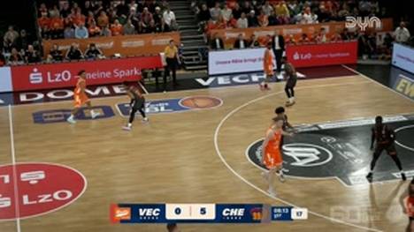 Spiel Highlights zu RASTA Vechta - NINERS Chemnitz