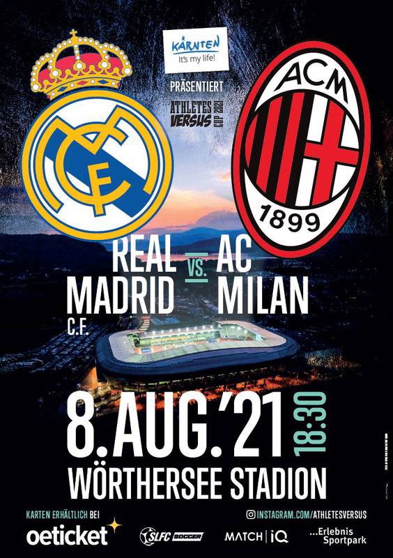 Real Madrid Gegen Ac Milan Live Auf Sport1 Im Tv Der Athletesversus Cup