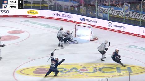 EHC Red Bull München - Adler Mannheim: Tore und Highlights | PENNY DEL
