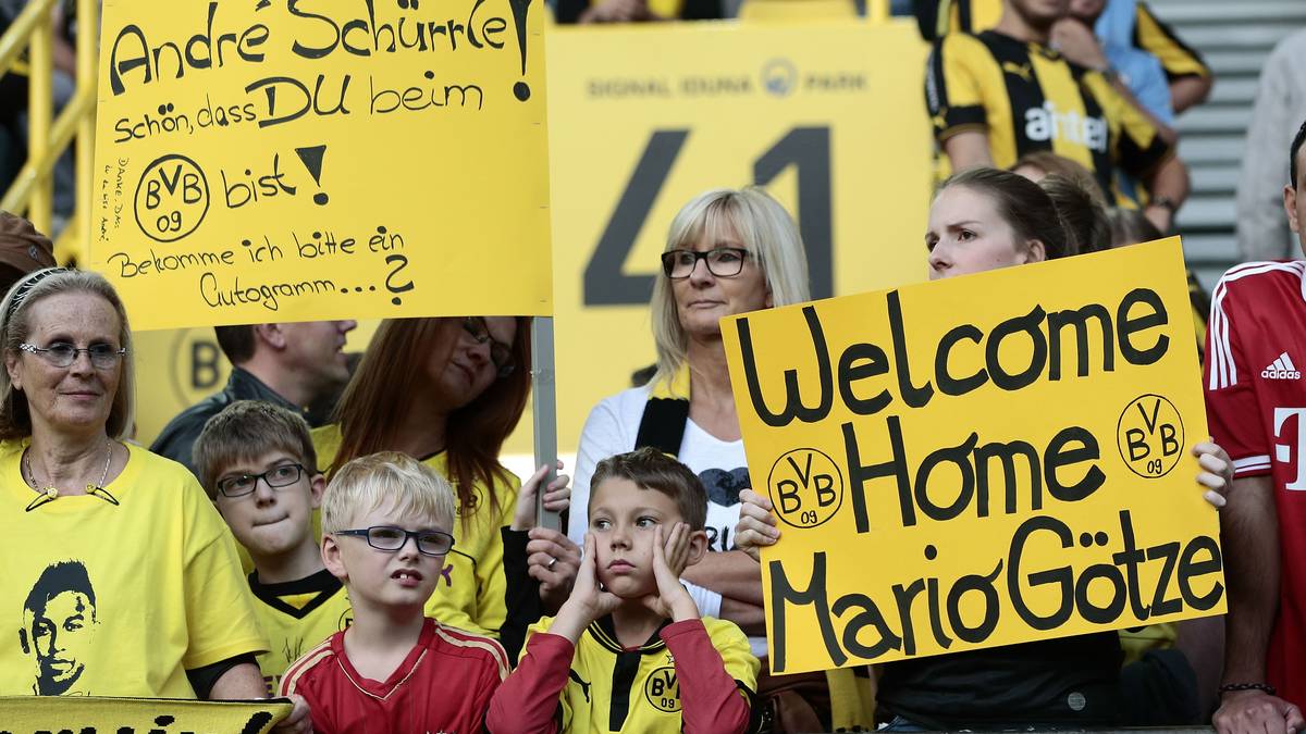 Für Mario Götze soll es das erste Spiel nach seiner Rückkehr aus München sein