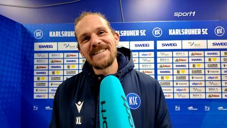 Mit seinem Traumtor gegen die Hertha sorgte Sebastian Jung vom Karlsruher SC für das Highlight des Spiels. Trotz der verpassten drei Punkte freut sich der Verteidiger über seinen Treffer – besonders wegen seines Nachwuchses.
