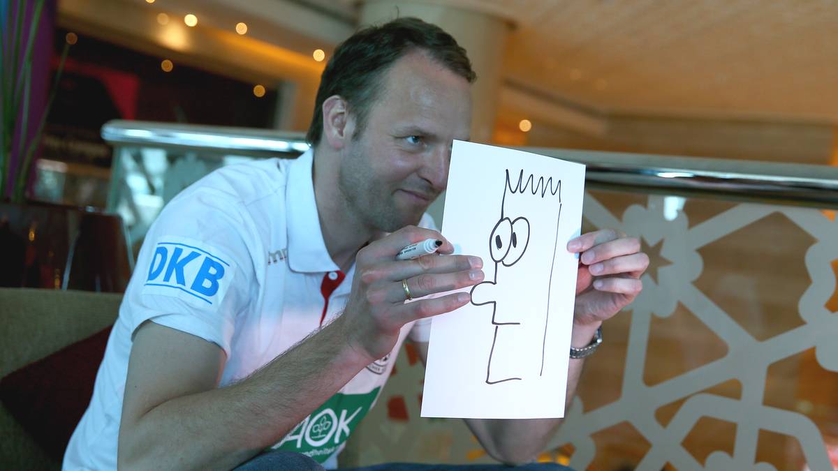 Auch Trainer Dagur Sigurdsson lässt seinen kreativen Aktivitäten freien Lauf. Soll uns das etwas über den letzten Gegner in Gruppe D verraten?