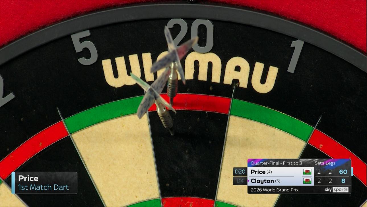 „Drama im Quadrat“: Verrückte Darts-Aufholjagd!