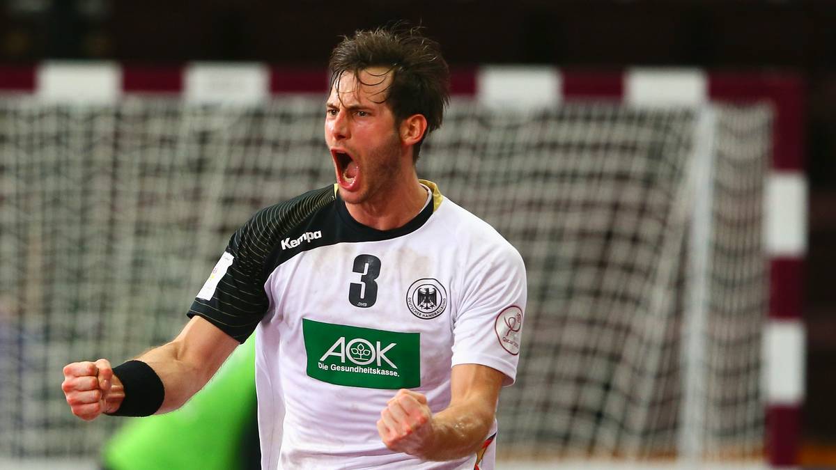 Der beste deutsche Akteur jubelt. Mit seinen 13 Treffern wird er zum Mann des Spiels gewählt