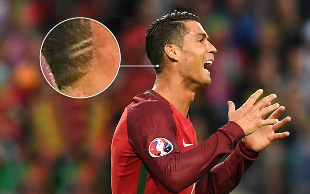 Portugals Cristiano Ronaldo Mit Geheimer Frisuren Botschaft