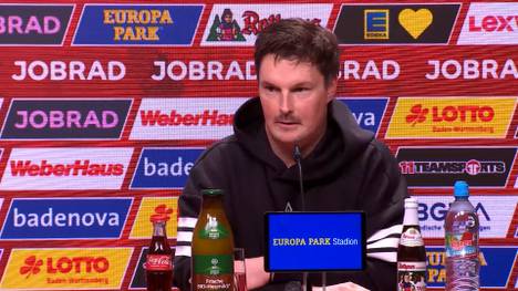 Merlin Polzin schimpft nach der HSV-Pleite beim SC Freiburg über die Schiedsrichter-Entscheidung vor dem zweiten Gegentreffer.